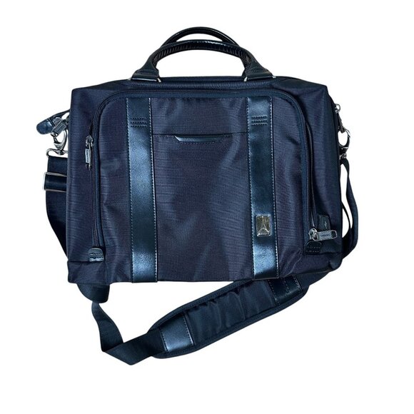 Travelpro Crew Executive Choice 2 Pilot Underseat Brief w USB Port Black 16 inch - Picture 1 of 12